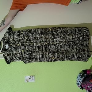 Calvin klein, animal print sheath dress,